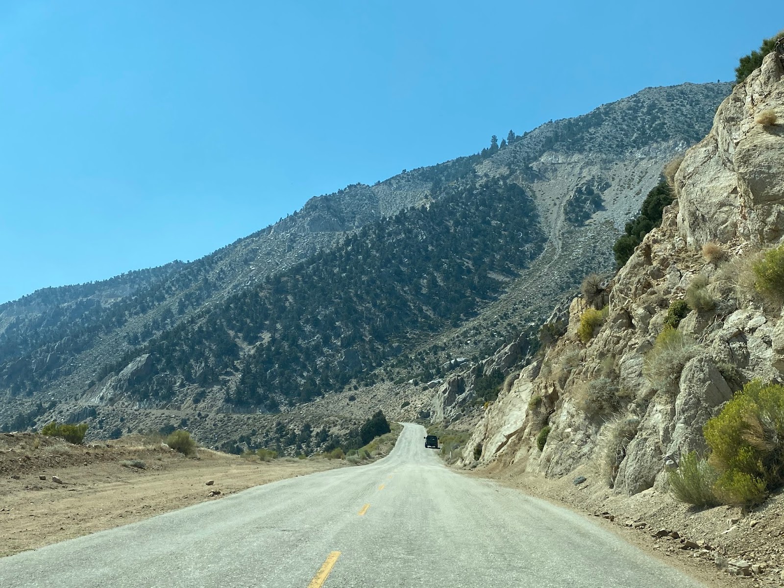 Horseshoe Meadows Road; former California State Route 190 and the