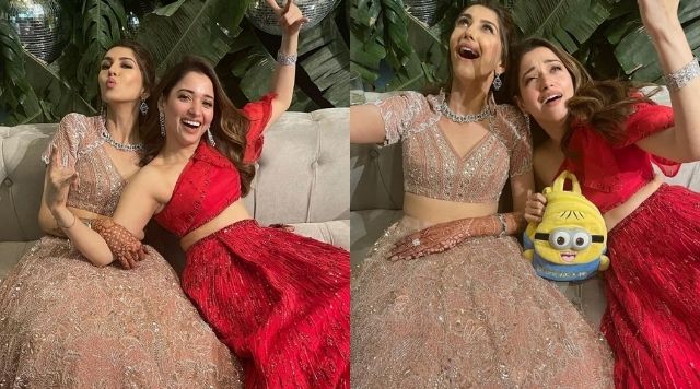 Tamannaah Bhatia Is Feeling Happy For Being Filmy in Real Life At Friend’s Wedding.