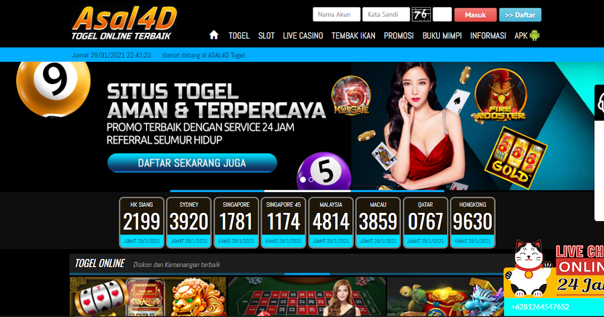 Asal4d Situs Judi Togel Agen Slot Online Live Casino Terpercaya Kumpulan Agen Resmi Situs Togel Terbaik Terupdate Di Indonesia 2020 Asal4d Situs Judi Togel Agen Slot Online Live Casino Terpercaya Kumpulan Agen Resmi Situs Togel Terbaik Terupdate Di Indonesia 2020