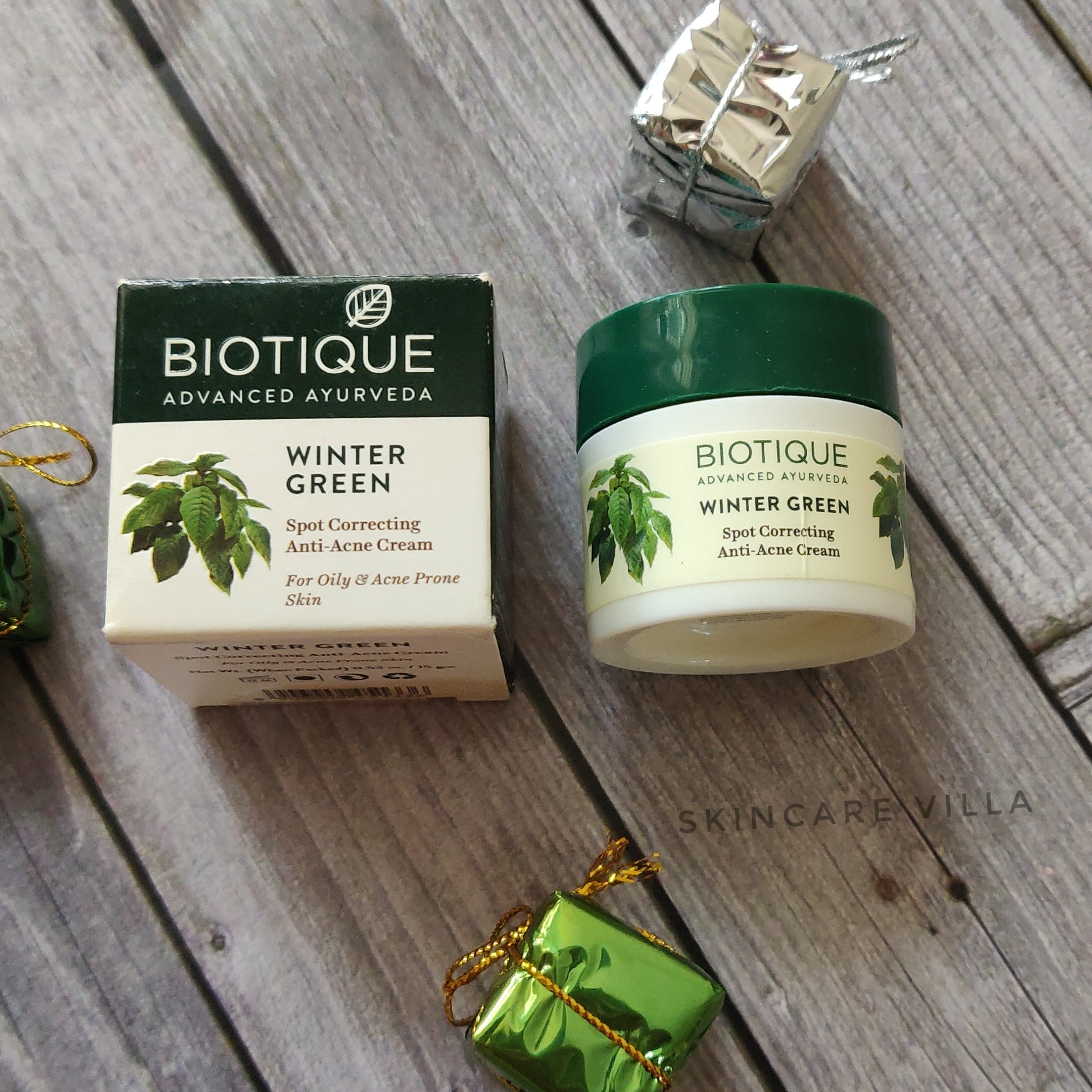 Biotique Bio Winter Green Spot Correcting AntiAcne Cream Review