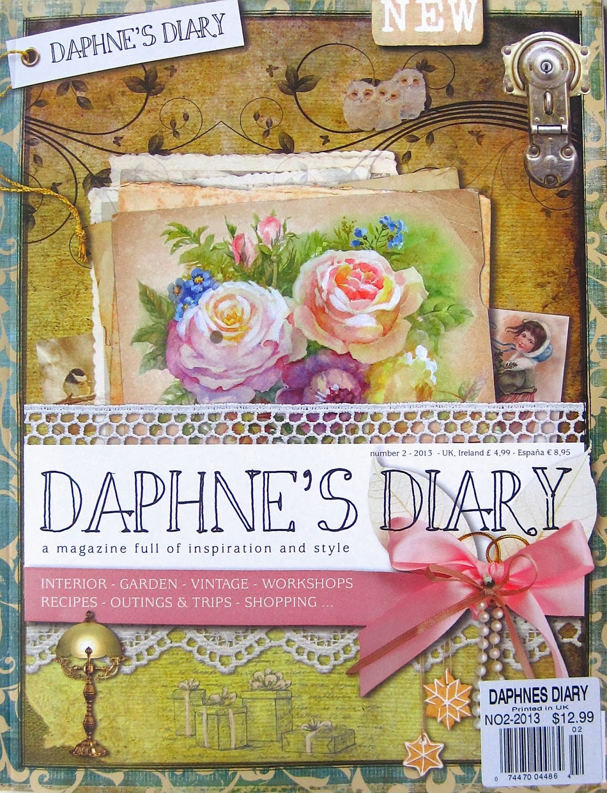 Tea With Friends Reading Daphne's Diary magazine
