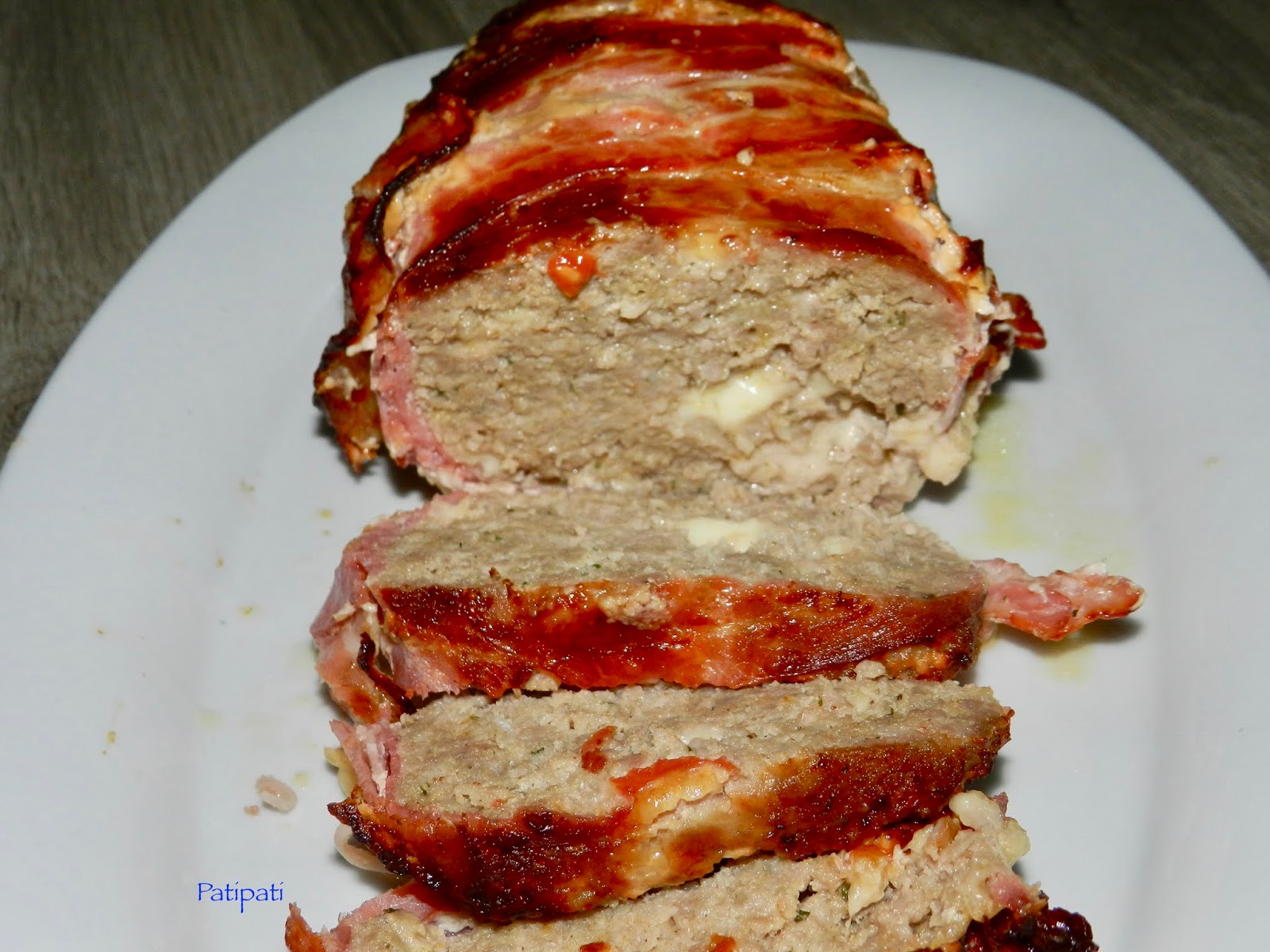 Pain de viande fourré à la