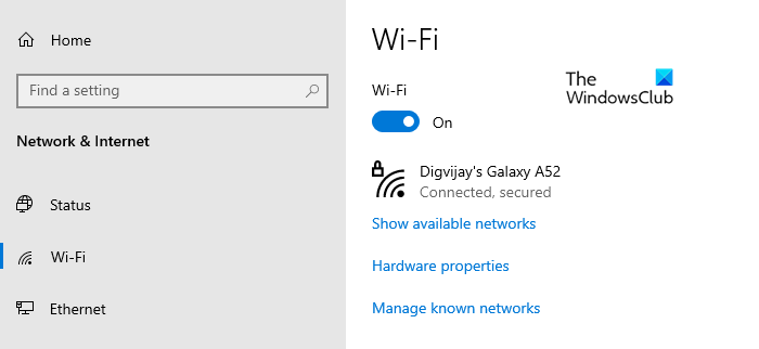 หยุด Windows 10 จากการเชื่อมต่อกับเครือข่าย Wi-Fi โดยอัตโนมัติ