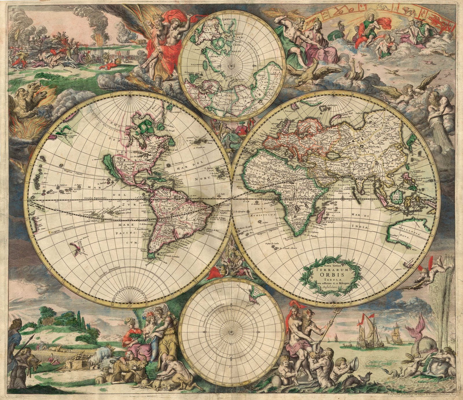 Charting The Unknown: A Journey Through 17th Century World Maps 