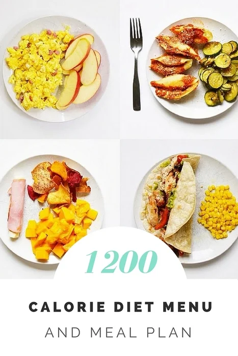 1200 Calorie Diet Menu and Meal Plan