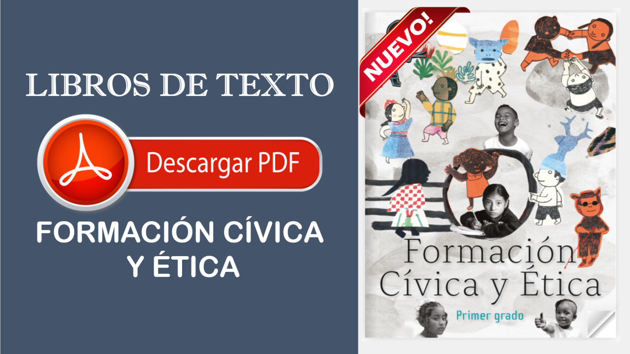 Descarga Los Nuevos Libros De Formacion Civica Y Etica Para Primaria