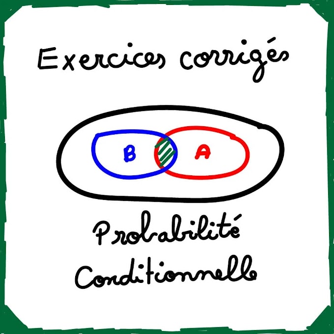 Exercices corrigés de probabilité conditionnelle pdf