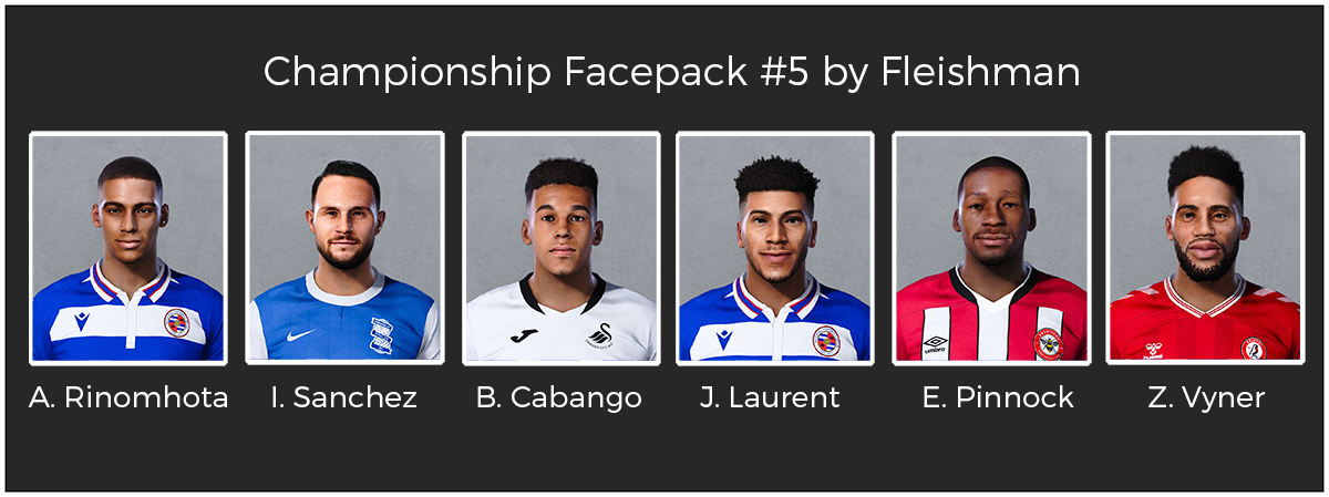PES 2021 Championship Facepack #5 by Fleishman