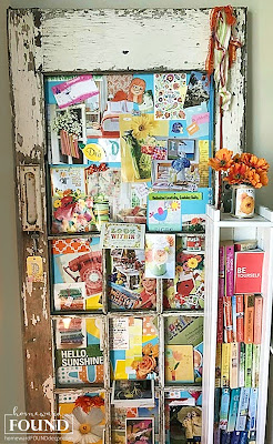 art, art class, color, color palettes, creative spaces, creativity, decorating, DIY, diy decorating, fast cheap and easy, gift wrapping, inspiration, junk makeover, paper, paper crafts, re-purposing, spring, vintage, up-cycling, old doors, vintage doors, bulletin boards, inspiration boards 