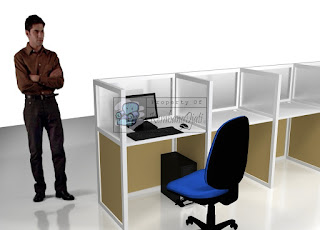 Cubicle Workstation - Pesan Furniture Online - Furniture Semarang