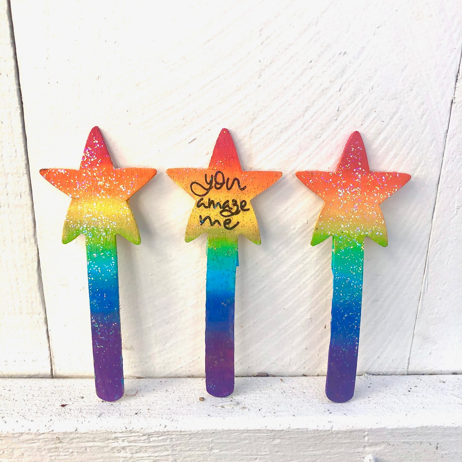 Star popsicle sticks