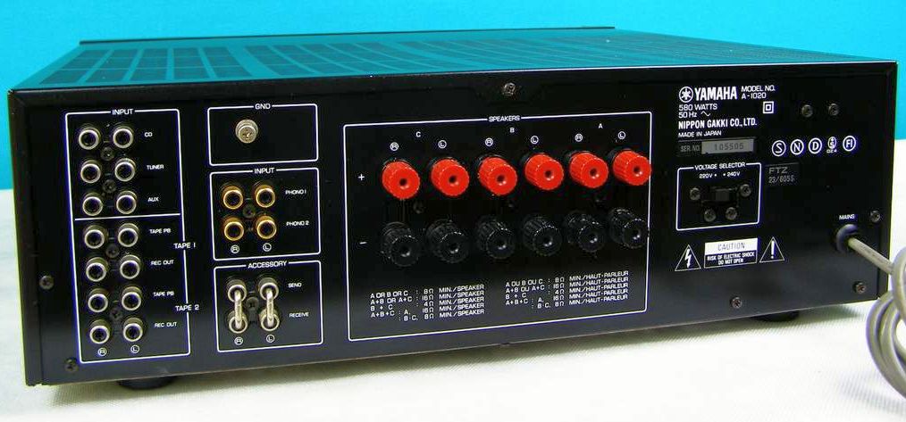 Yamaha A-1020 - Integrated Amplifier | AudioBaza