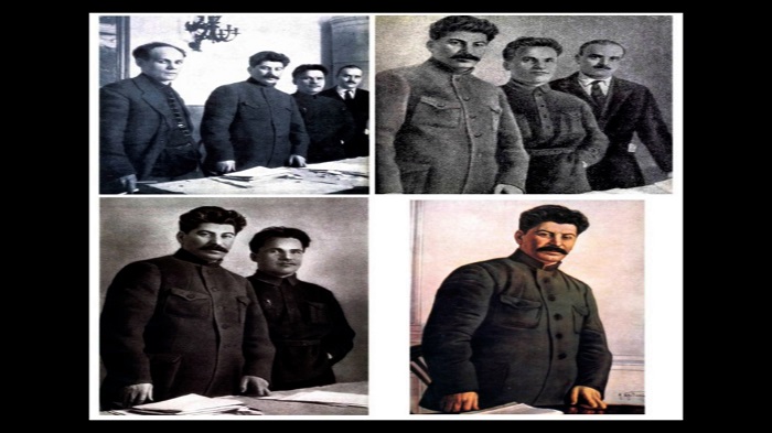 Stalin stands alone