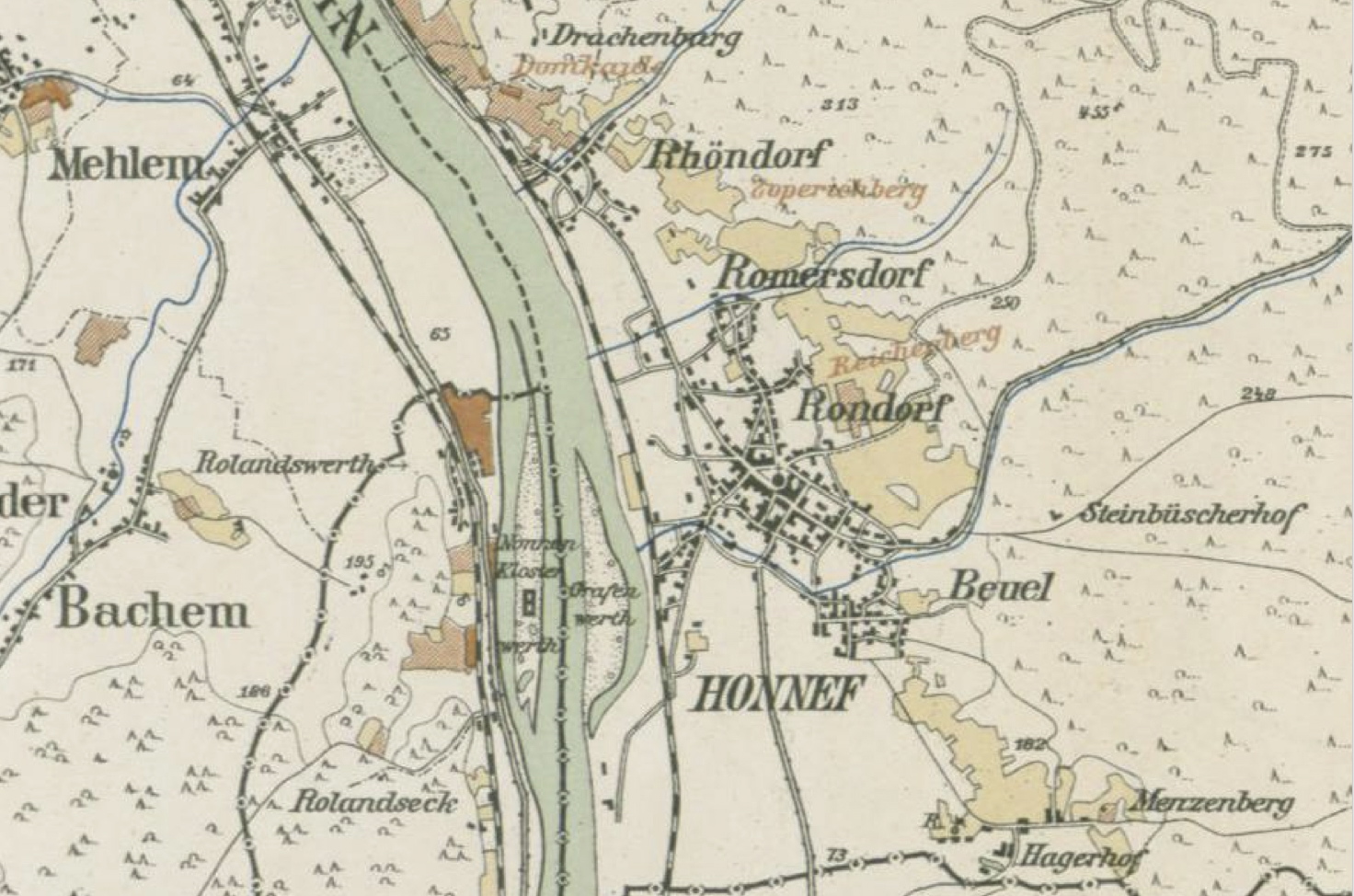 Weinkultur Bad Honnef: Anbauflächen