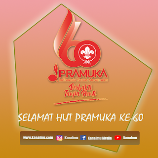 gambar poster ucapan selamat hari pramuka nasional psd - kanalmu