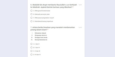 Google Form : Jawab Online 10 Set Soalan Sejarah SPM Kertas 1