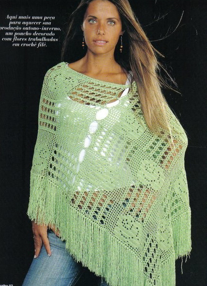CROCHET PONCHO CrochetRibArt Poncho caron ponchos thesnugglery