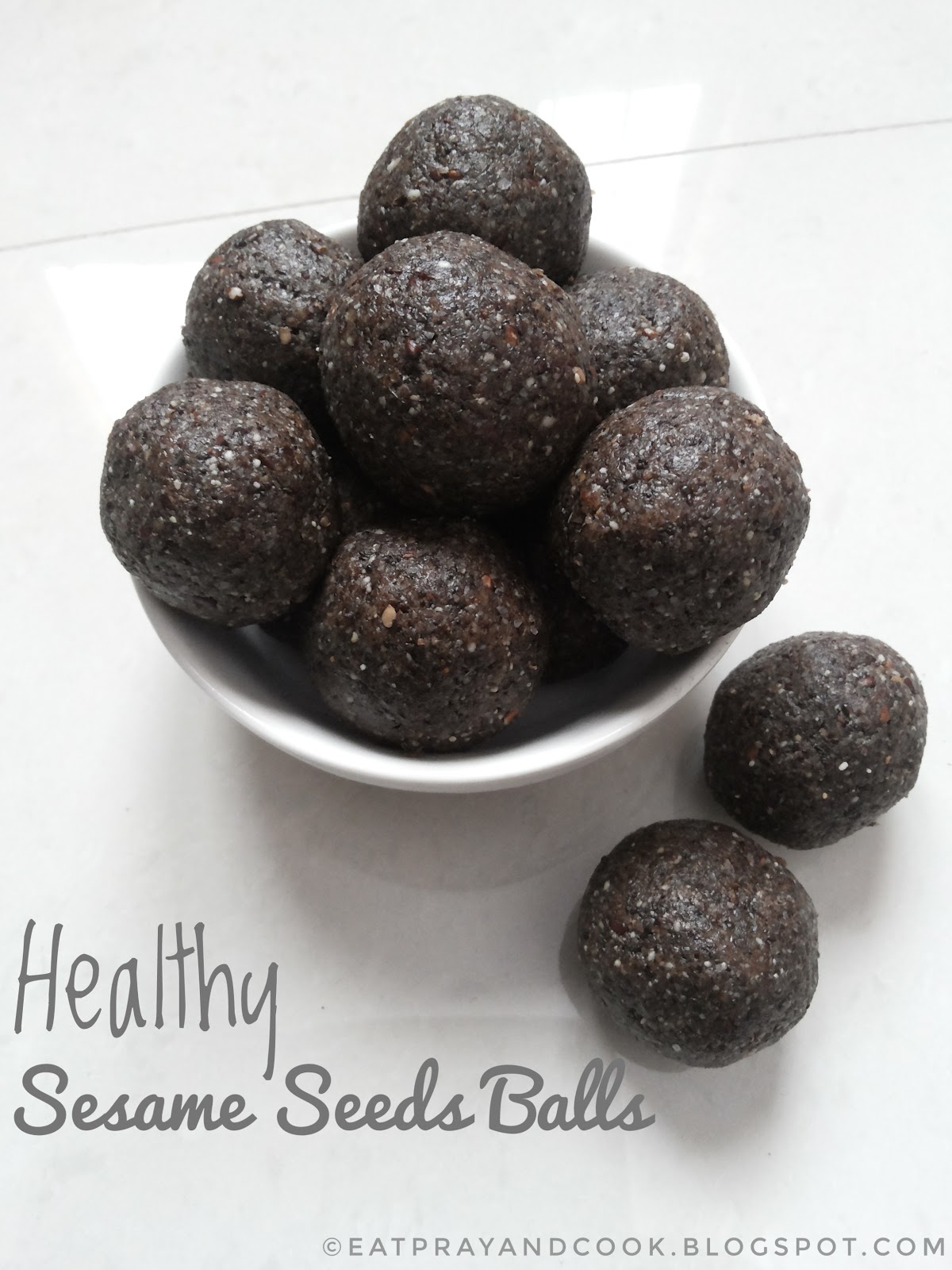 Eat Pray and Cook Sesame Seeds Balls Keep it Simple, Keep it Healthy.