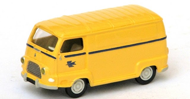 voiture miniature la poste
