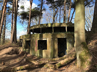 Remains of one of the gun emplacements at Hound Point Battery, Dalmeny Estate, near South Queensferry.  Photo by Kevin Nosferatu for the Skulferatu Project