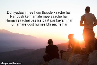 dosti shayari with image