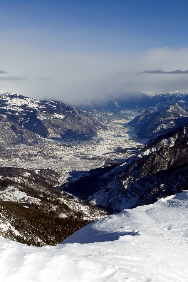 monte cornetto folgaria ciaspole