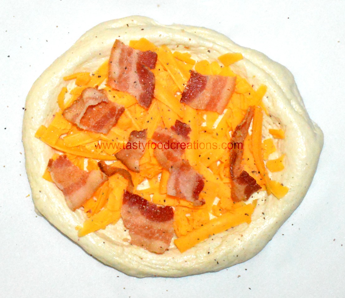 Tasty Food Creations Bacon Egg & Cheese Breakfast Pizza