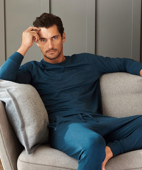 PrettyOldStuff: SUPERMODEL DAVID GANDY'S LONDON HOME