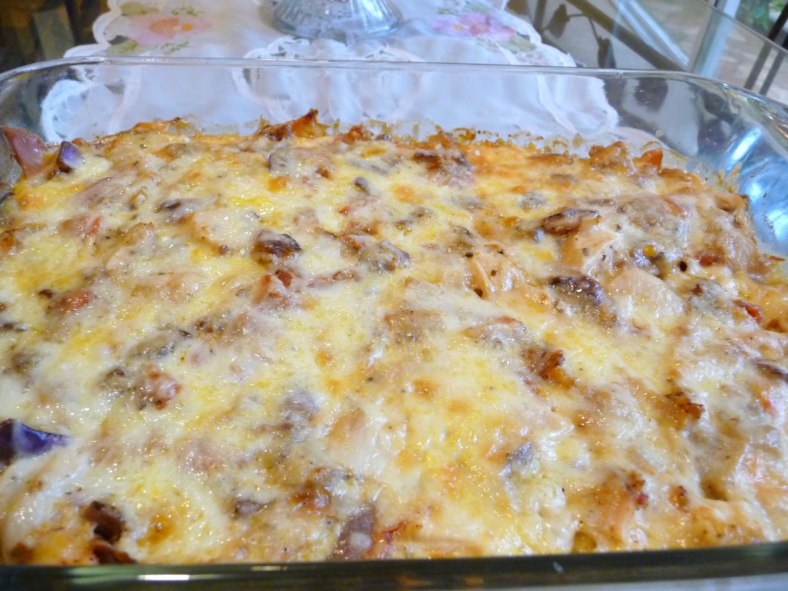 SPLENDID LOWCARBING BY JENNIFER ELOFF CHICKEN EGGPLANT CASSEROLE