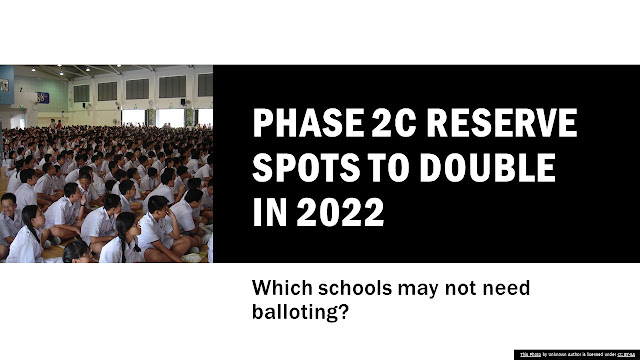 Primary School Phase 2C reserved spots to double from 2022. Which schools may not need balloting?