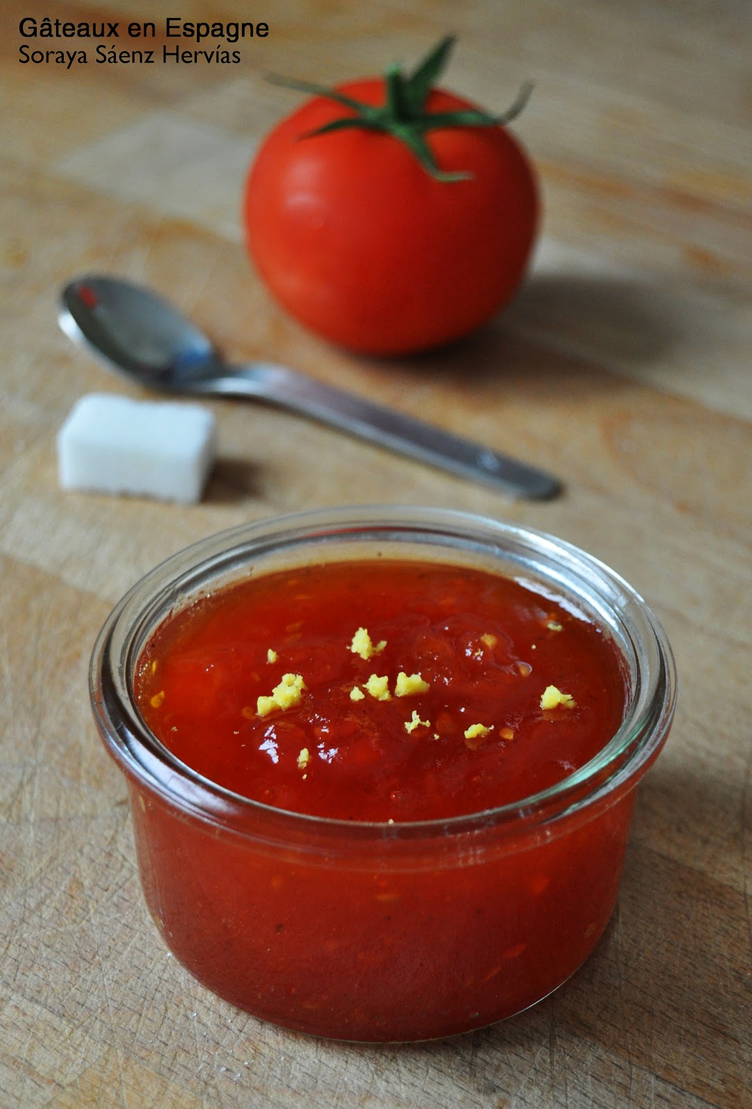 GÂTEAUX EN ESPAGNE Recette de confiture de tomate