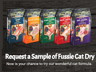 Free Fussie Cat Food Sample Bag Heavenly Steals