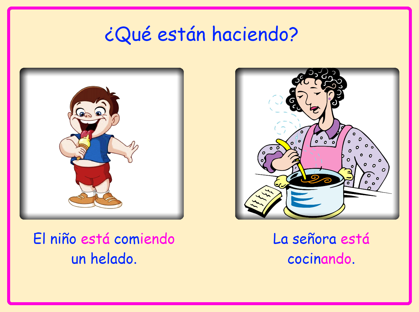 Me encanta escribir en español ¿Qué están haciendo?