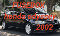sekring fusebox HONDA ODYSSEY 2002