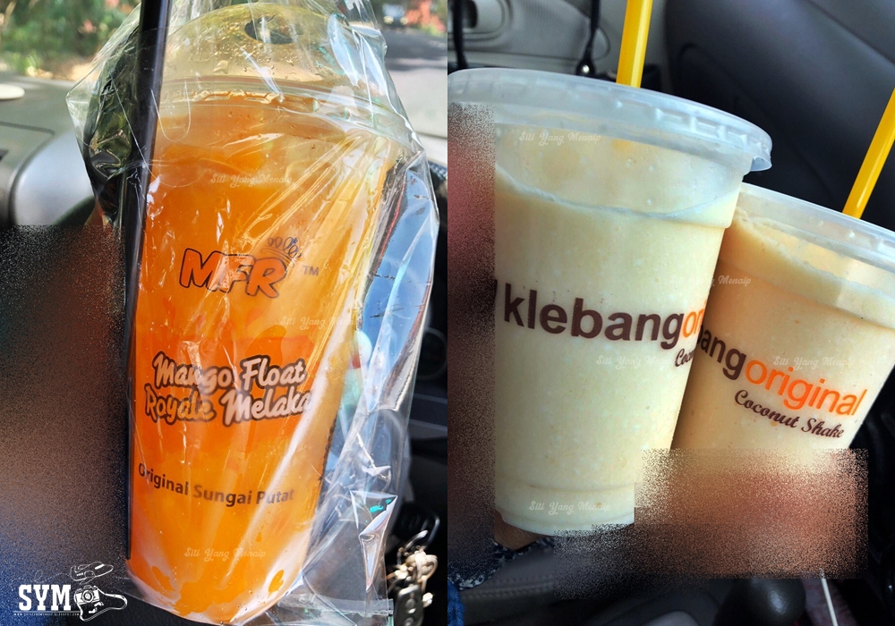 Wajib Cuba Di Melaka Klebang Original Coconut Shake & Mango Float