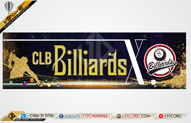 Share Bảng hiệu CLB Billiards - Bida CDR12 | VTPcorel | - VTPcorel ...