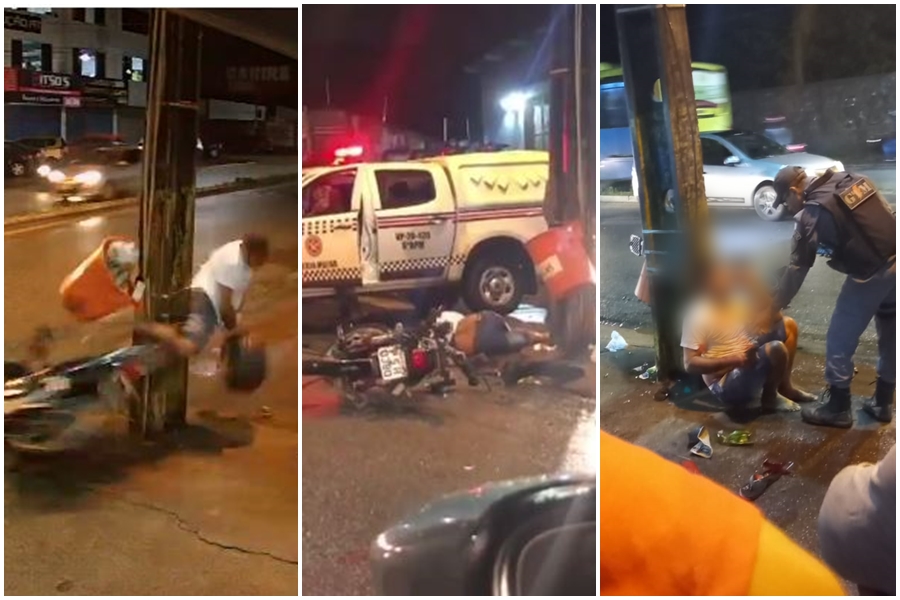 Blog do Gilberto Lima: Suspeito de assalto colide contra poste durante perseguição policial na Avenida Lourenço Vieira da Silva; veja vídeo