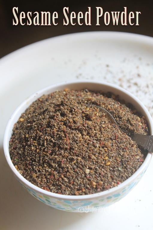 Sesame Seed Powder Recipe Ellu Podi Recipe Yummy Tummy