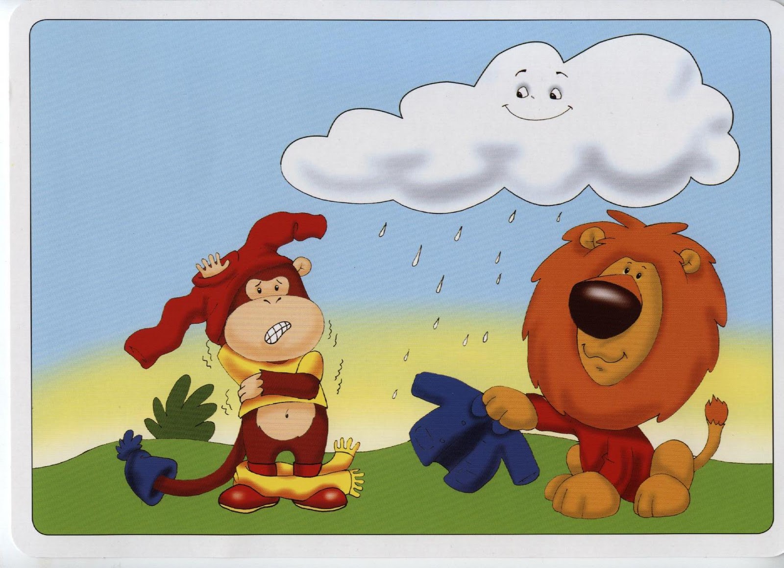 Profe Rafa de Infantil Hay que abrigarse, también en Inglés