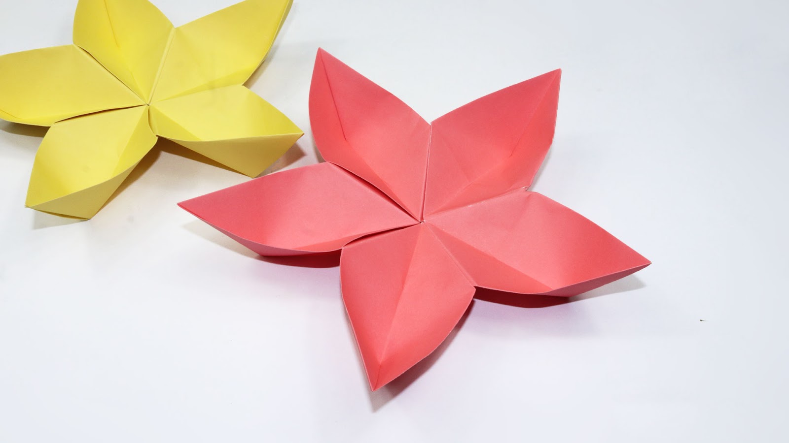 How to Make an Origami Giant Flower Giant Paper Flower for Room