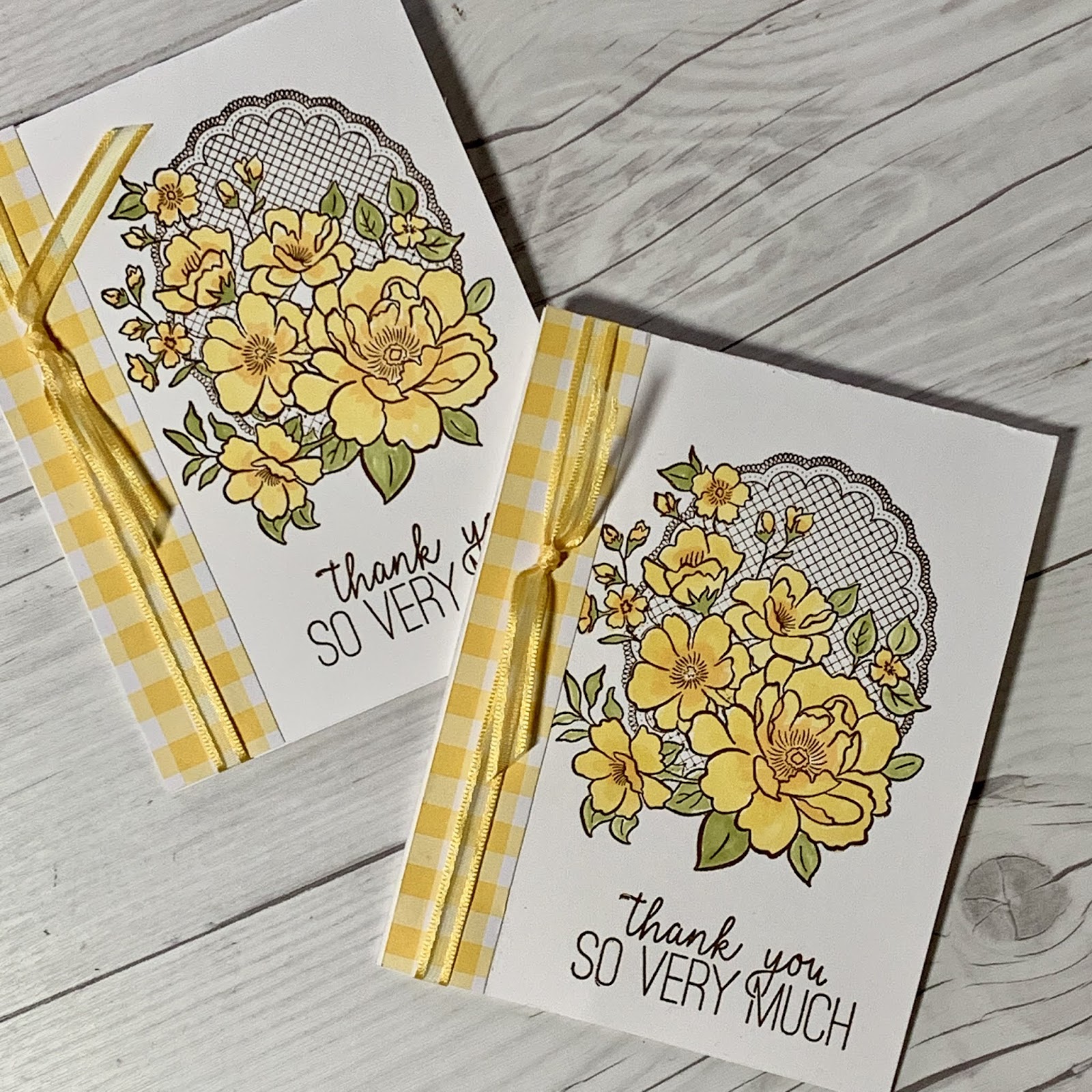 Stampin' Up! Lovely Lattice Stamped Sophisticates