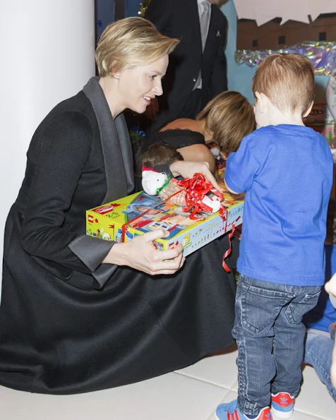 Prince Albert and Princess Charlene of Monaco visited the Red Cross day care centre