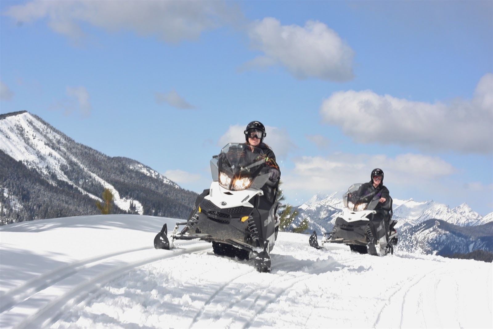 Snowmobiling in Missoula