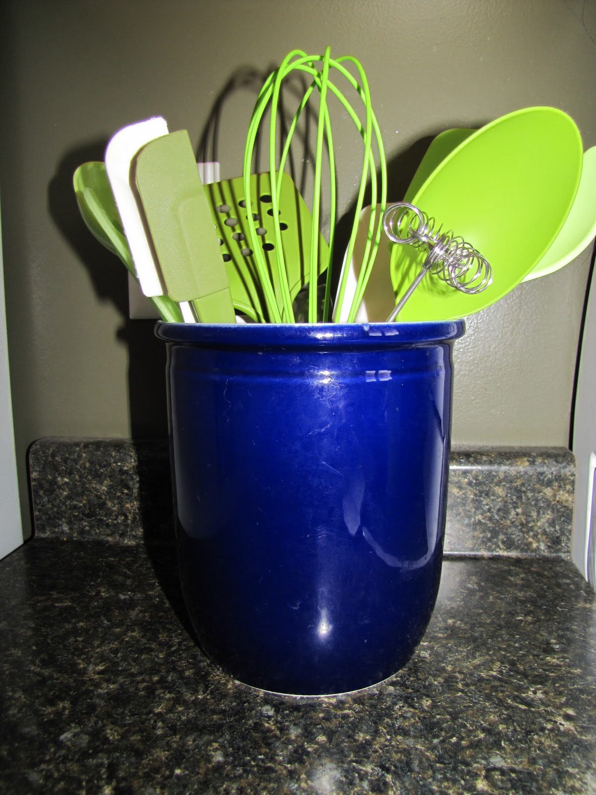 Sustainably Chic Designs Storing My Cooking Utensils