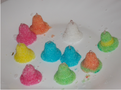 Campanas recién desmoldadas