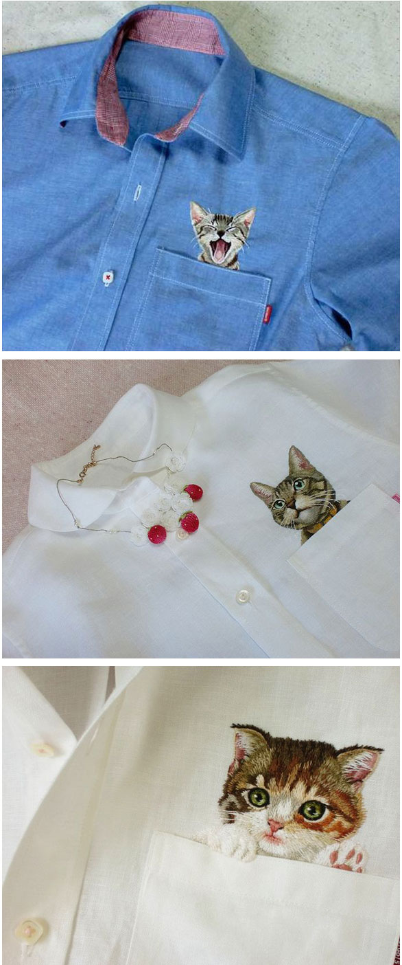 COMEL Design Baju  Dengan Hiasan  Wajah Kucing 18 Gambar  
