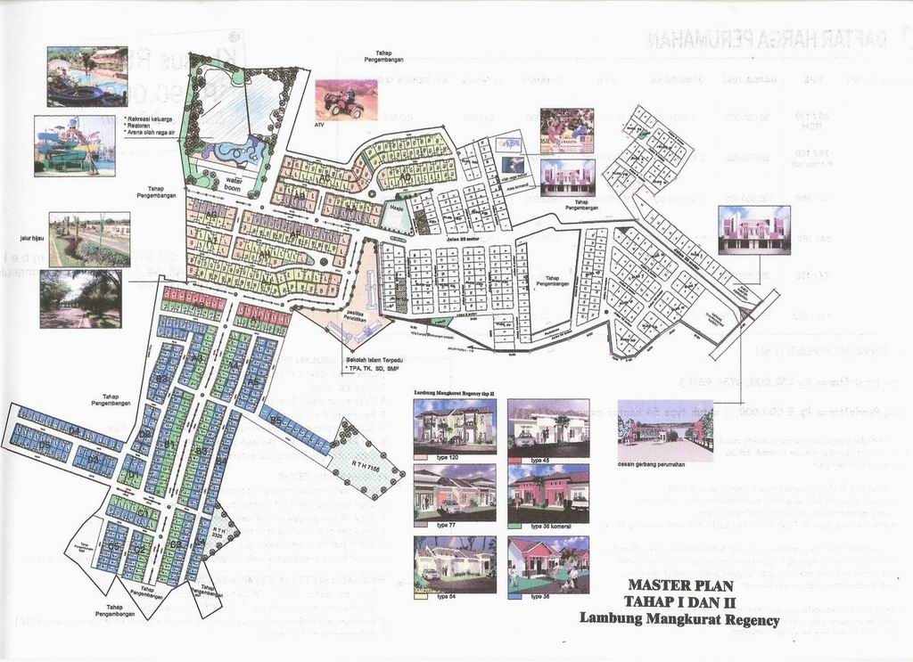 Perumahan Banjarbaru Site Plan rumahku 