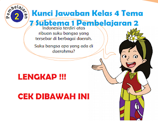  Kunci Jawaban Kelas 4 Tema 7 Subtema 1 Pembelajaran 2 www.simplenews.me