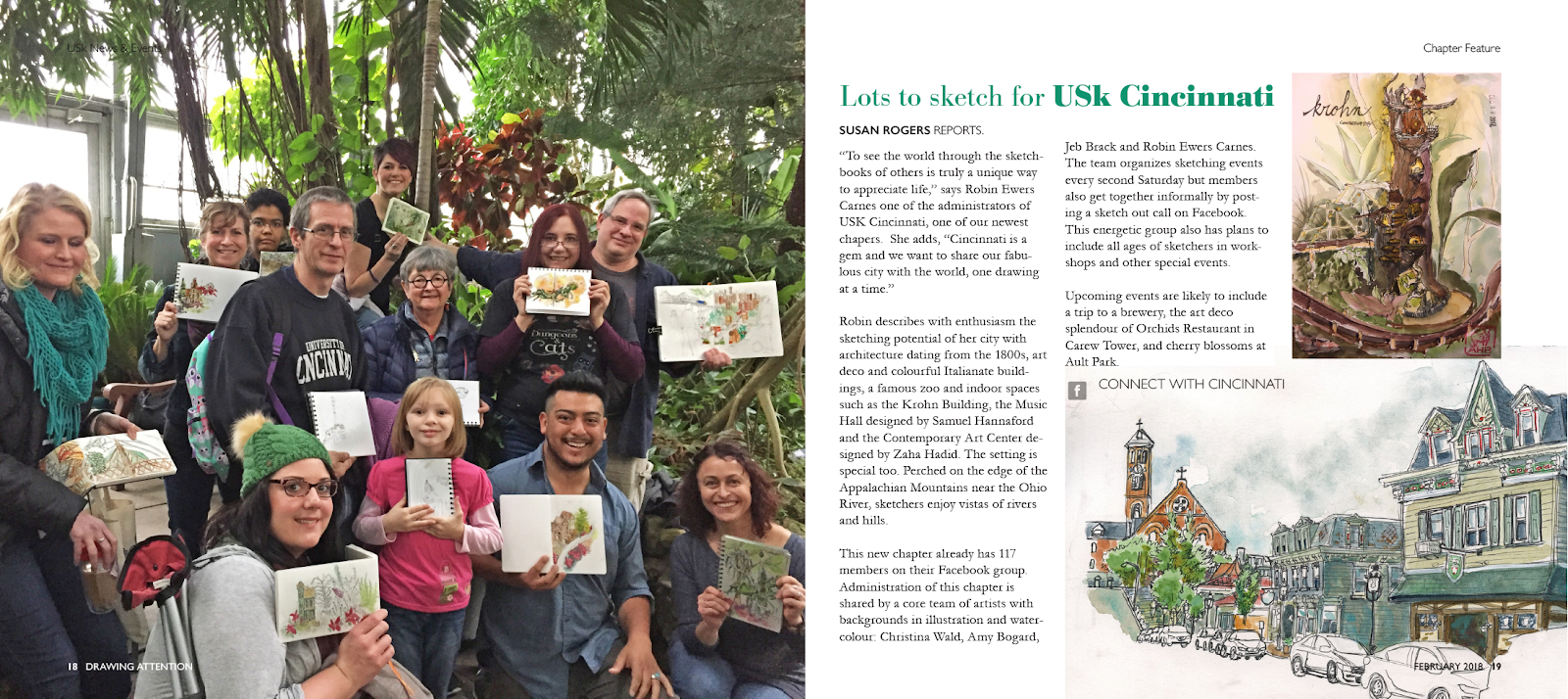 Cincinnati Illustrators Blog Urban Sketching Class with Jeb Brack and