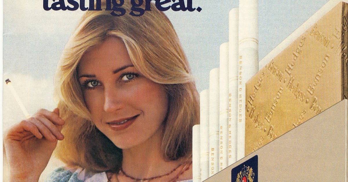 1978 BENSON & HEDGES 100's Cigarette Ad A PRETTY BLOND Old